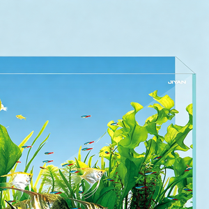 Aquarium de bureau rectangulaire en verre ultra-transparent de style sombre 5L Jinjing personnalisé en boîte - Vente en gros - Product Image 6
