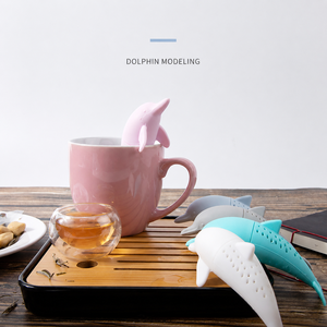 Novità Infusore da Tè in Silicone a Forma di Bradipo, Scoiattolo, Pug, Delfino, <span class=keywords><strong>Nessie</strong></span> - Simpatico Filtro per Tè e Accessorio per Tazza da Cucina - Product Image 6