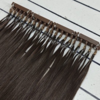 Extensions de cheveux 6D 100% cheveux humains avec boucle, extensions de cheveux Remy système 6D pour salon de coiffure en gros