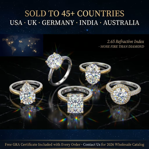 Anillos de Moissanita al por Mayor, Banda de Eternidad, Plata de <span class=keywords><strong>Ley</strong></span> 925, Color GRA D, VVS1, Anillos de Plata para Minoristas - Product Image 3
