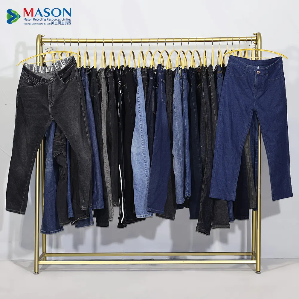 Vieux vêtements A Grade vêtements d'été usagés denim usagés jeans usagés vêtements bon marché vêtements de seconde main jeans pantalons