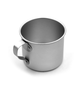 Tasses en aluminium portables d'extérieur avec poignées, gravure laser du logo, poignée à rivets - Product Image 1