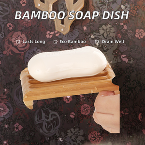 Jabonera y Soporte Ecológico Natural con Bandeja de Drenaje - Product Image 2