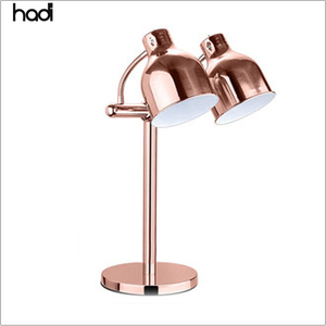 Lámpara de calefacción infrarroja de lujo para mesa de mármol antiguo, talheres portugués para calentar comida, oro, cobre plateado, 2022 HD - Product Image 4