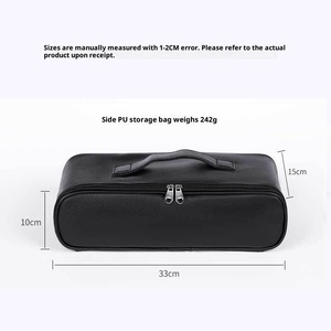 Adult Toy Bag - Black Drawstring Suede Storage Pouch
