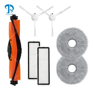 Kit Fit For Xiaomi Robot Vacuum S10+/X10+ Roller Brush Side Brush Hepa Filter Mop Cloth Robo Vac Cleaner Accessories