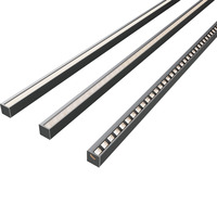 Profilé LED en aluminium fin avec diffuseur pour bande LED de meuble, mur et plafond