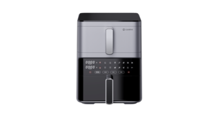 Friteuse à air numérique double cœur haut de gamme, grande capacité, multifonctionnelle, personnalisée, allemande, sans huile, argentée - Product Image 5