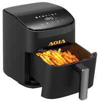 Friteuse à air compacte OEM 3,5 L, 1000 W, numérique, pour une cuisson saine, appareil de cuisine domestique, vente en gros d'usine