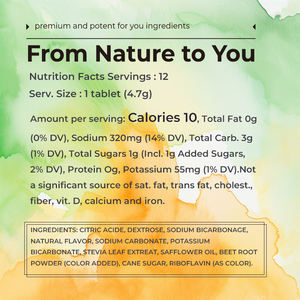 תוסף אלקטרוליטים מותאם אישית אלקטרוליטים עבור הידרציה למבוגרים טבליות באיכות גבוהה סוכר ללא תוספי מזון - Product Image 3