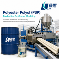 Polyol de polyester PSP de qualité supérieure pour les moulures décoratives d'angle en polyuréthane léger