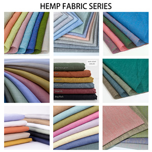 Tessuto di Canapa 100% Pura di Alta Qualità, Lavato e Tinto, 138cm 225gsm, Resistente e Pesante per Abbigliamento, Pantaloni e Giacche - Product Image 3