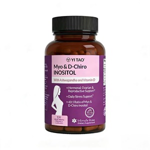 Capsules d'inositol et d'inositol dextorotatif 40:1 OEM pour la santé féminine, complément alimentaire pour la régulation hormonale féminine - Product Image 1
