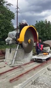 Machine de découpe de pierre à colonne unique QZQ-1800, contrôlée par PLC, haute précision, personnalisation d'échantillons - Product Image 4