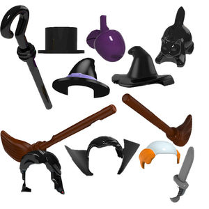 PG8171 Halloween Horror Witch Ghost Wholesale Educational Assembly <b>Mini</b> Building Block Bricks Figure Puzzle DIY Toy - Product Image 1