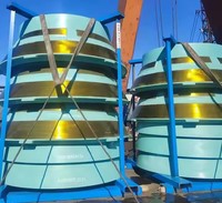 Repuestos para Trituradora de Cono Telsmith 48FC Mn18Cr2, Revestimiento de Tazón, Manto Cóncavo, Fundición de Acero con Alto Contenido de Manganeso para Minería