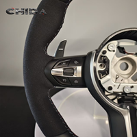 Volant M Performance en Cuir Nappa Rouge pour BMW F30 F10 F15 F20 F46 F02 F16 F18 F07 F25 F31 F32 F01 M3 M6 E90 E91 E92 E84 E87 E71