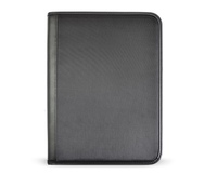 Porte-documents en cuir PU tendance avec format A5/A6 et reliure spirale pour usage professionnel