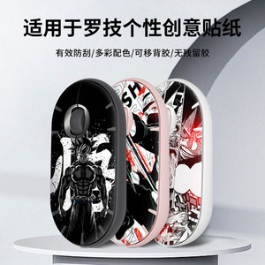 Logitech <b>Mouse</b> Sticker Digital Printing Cartoon PVC Adhesive Home Decoration Durable - Product Image 4