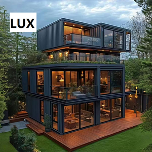 Maison conteneur LUX au design moderne, gain de place, 20 pieds, 40 pieds, logement multi-étages, maison conteneur préfabriquée, villa de luxe - Product Image 1