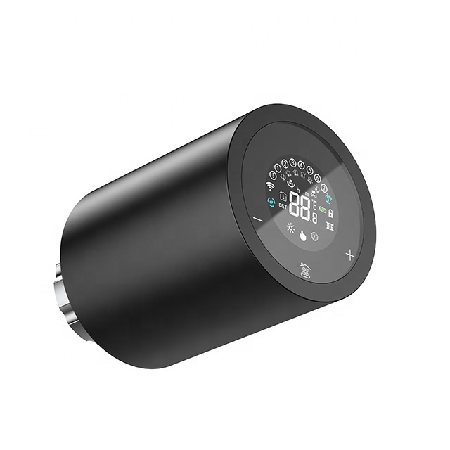 Tuya Zigbee Smart TRV Thermostat Radiator Valve Programmable Temperature Controller Alexa Google Home Voice Control WiFi Network
