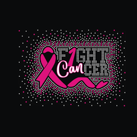 Transferts thermocollants en gros de rubans roses et strass pour la sensibilisation au cancer du sein