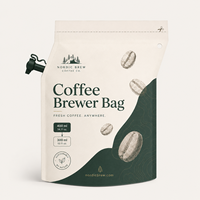Sachet de café froid à bec verseur, nouveau design personnalisé, pour machine à café
