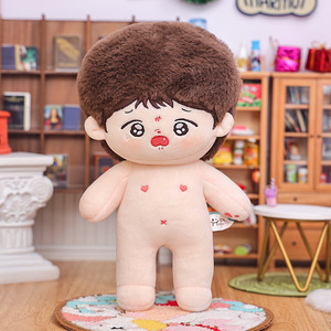 Poupée en coton corps nu en gros, sans <span class=keywords><strong>squelette</strong></span>, sans caractéristiques spécifiques, poupée célébrité moelleuse, jouet en peluche humanoïde mignon - Product Image 4