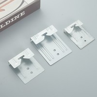 Plaque de fixation en fer de 65 mm pour miroir à queue d'aronde, pour cuisines, salles de bain, armoires - Accessoires de quincaillerie en gros