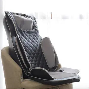 Elektrikli tam sırt masaj koltuğu 3D hava yastığı ısıtmalı araba titreşimli shiatsu kızılötesi masaj minderi