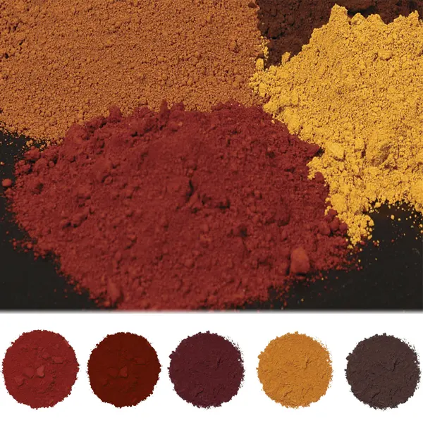 Kolortek Cosmetic Grade Iron Oxides Pigment Powder Black Brown Yellow Red Iron Oxides