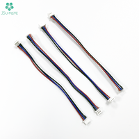 Adaptor konektor kawat tertempel UV kustom TE Molex JST 1.0 1.2 1.25 1.5 2.0 2.54 3.96mm Pitch 2 3 4 5 6 7 8 9 10 Kabel Kawat Pin