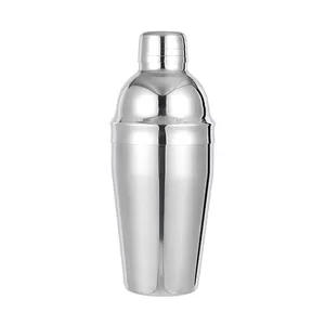 Factory Direct 550ML 18OZ Stainless Steel Cocktail Bar Tool Set Metal Shaker