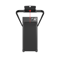 Tapis de marche intelligent portable, tapis de course plat pliable sous le bureau, silencieux, électrique, avec écran LED, équipement de fitness pour la maison et le bureau
