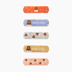 Kit di sopravvivenza con cerotti: Cerotti in cotone idrocolloidali personalizzati a forma di bacio, cerotti a taglio sagomato per ferite - Product Image 1