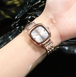 Correa de reloj Poedagar 710 de acero inoxidable de alta calidad, relojes de pulsera de cuarzo para mujer, de primera marca, resistentes al agua. - Product Image 6