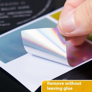 Văn phòng không thấm nước PVC <span class=keywords><strong>Memo</strong></span> Sticker laser vuông nhãn tên Sticker lưu trữ bán buôn phân loại sticker cho ly - Product Image 4