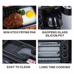 Station de Petit-Déjeuner 3-en-1 Micro-Ondes et <span class=keywords><strong>Four</strong></span> avec Cafetière et Appareil de Cuisson, Vente Populaire - Product Image 4