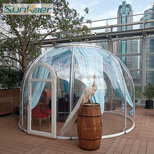 Good Price Waterproof Hotel Resort Glamping <strong>Tent</strong> Dome House Eco Friendly Dome Houses Modern Geodesic Dome Oval House - Product Image 5