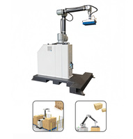 Paletizador Robótico Automático de 10 kg y 20 kg, Paletizador Robótico Portátil para Cajas, Bolsas y Cartones, Máquina Apiladora
