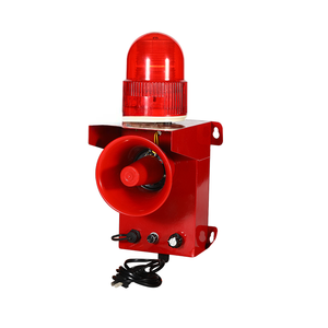 Nouvelle conception d'alarme sonore et visuelle LED, lumière d'avertissement clignotante rouge LED d'urgence - Product Image 1