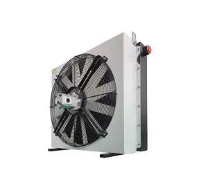 Radiador de aluminio con ventilador, Enfriador de aire de refrigeración Industrial, intercambiador de calor hidráulico, 3000btu 6000btu, ahorro de energía