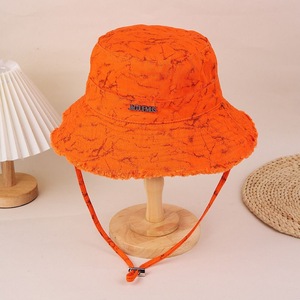 <span class=keywords><strong>HyunA</strong></span> femmes japonais rétro pêcheur chapeau effiloché bord Style coréen seau chapeau de soleil pour printemps été voyage unisexe seau chapeau - Product Image 2