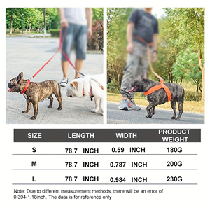 Correa Doble para Perros de Nailon de Diseño Personalizado, Correas Dobles para Perros de Alta Calidad con Logotipo - Product Image 3