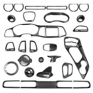 OEM für Dodge Challenger Carbon-Faser Trocken-Komplettset Auto-Innenausstattung Dekoration für Dodge Challenger 2015-2023 - Product Image 1