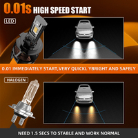 Nouveau design, phares LED 130W H1 H11 9005 9006, 6000K, ampoule LED en aluminium, lumières LED pour voiture, phare LED H7