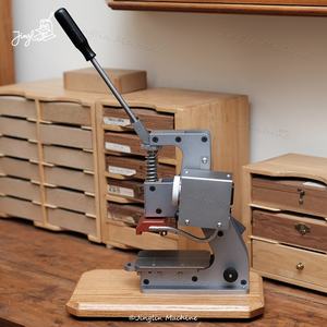 Manual de tarjetas de papel digital cuero madera tela jabón tipografía máquinas de estampado en caliente plástico PVC máquina de prensa de calor - Product Image 4