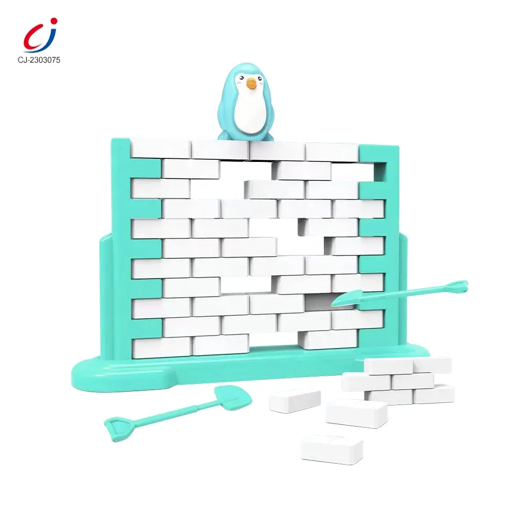 Hengji-Juguetes Educativos de mesa para padres e hijos, juego de pared de hielo de empuje de pingüino, rompecabezas de entrenamiento interactivo para padres e hijos