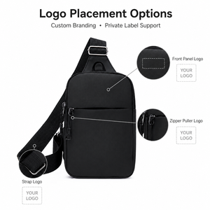 Borsa a Tracolla Piccola Personalizzabile con Logo, Marsupio, Borsa a Spalla per Telefono, Borsa Messenger <span class=keywords><strong>da</strong></span> Petto per Uomo e Donna, Vendita all'Ingrosso per Viaggi e Attività all'Aperto - Product Image 5