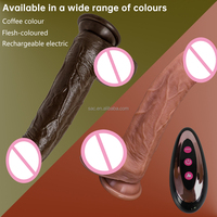 SacKnove 5-Gang-Fernbedienung für Frauen Teleskop-Vibrations heizung Riesiger Super Big Penis Realistischer Dildo vibrator